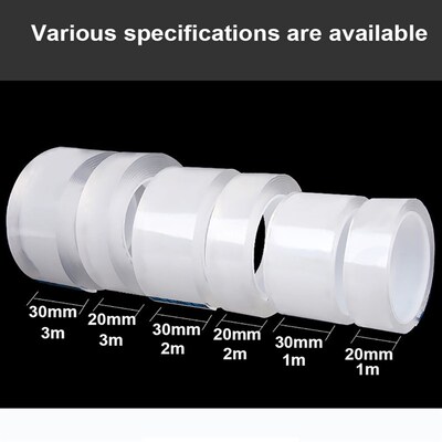 1-10M Nano Double Sided Tape Heavy Duty Transparent Adhesive