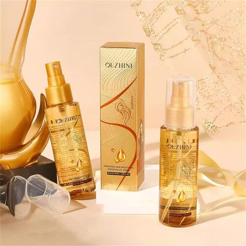 Hair care essential oil improves frizz Hair split and dry