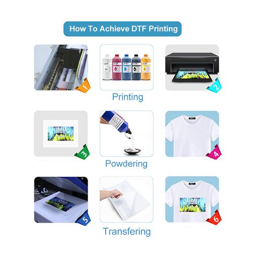 1KG Powder For Direct Transfer Film Printing For DTF Ink