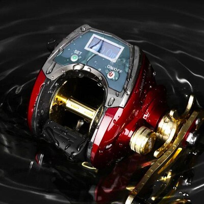 Electronic Fishing Baitcasting Reel High Speed 6.4:1 Max Dra
