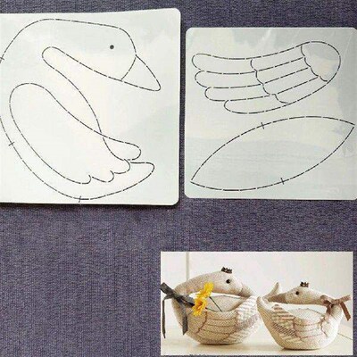 Plastic Stencil For DIY Patchworks Sewing Plastic