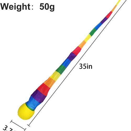 sensory meteor ball Catch Rainbow Tail Sandbags彩带风阻软球