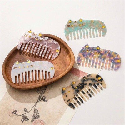 Acetic acid wide toothed comb, cat comb, childrens