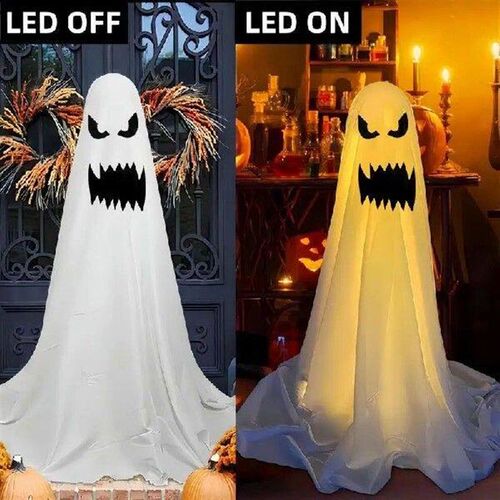 Halloween Light-up Standing Ghost Halloween Swing