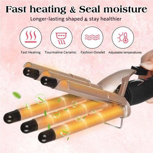 Hair Curling Iron 5 Barrel Wand electric hair curler 卷发器