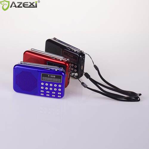 T-508 digital radio Mini Speaker portable Radio FM Receiver