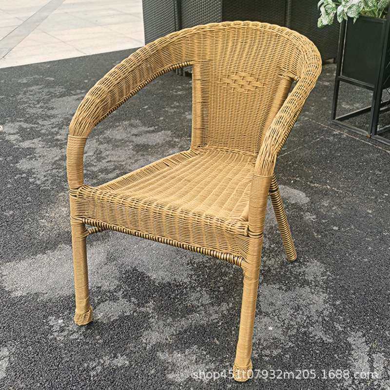 【严选】阳台椅子靠背椅单人户外小藤椅藤编家用专用老人三件套休,3C数码配件,其它配件,淘宝优惠券,粉丝福利购,淘宝优惠卷