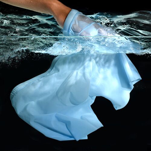 Mens Ice Silk Underwear One-piece Lightweight Underwear Fol
