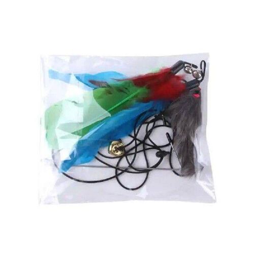 3PCS Interactive Cat Toys Hands-free Cat Stick Play Kitten