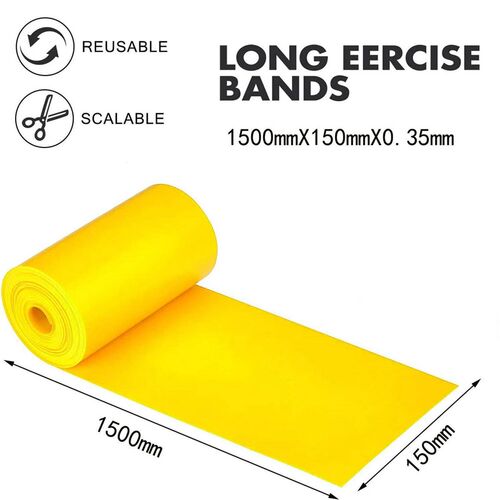 Yoga Pilates Resistance Band Long Training Stretch Bands for
