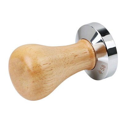 Barista Tools Wood Handle Coffee Powder Hammer 58MM/51MM Cof