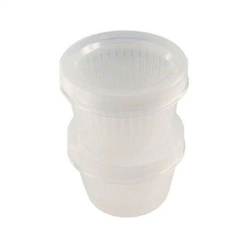 PP Transparent Onion Storage Box Sealed Dustproof Round