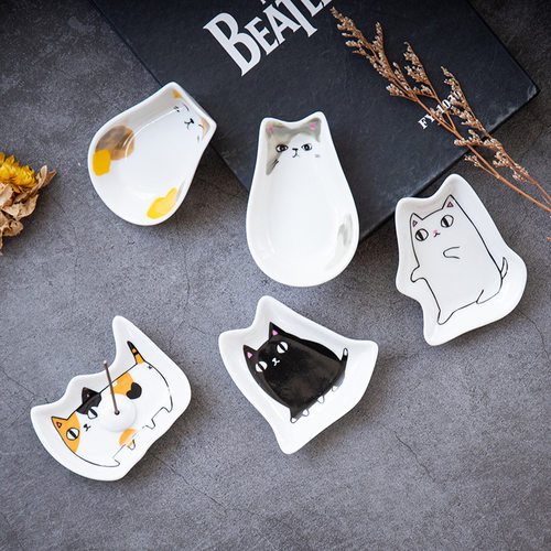 Japanese Style Ceramic tiny Plate Creativity Home Restaurant