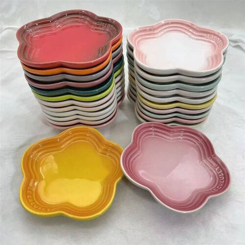 Plum Blossom Small Plate 14cm Sauce Plates French Cool Color