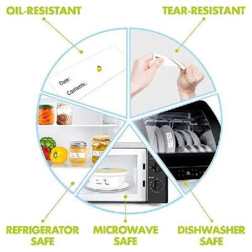 500pcs Kitchen Stickers Refrigerator Freezer Storage Date