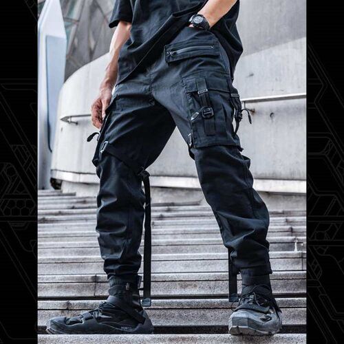 CR Mens New Mens Pants Functional Tooling Multi-Pocket INS