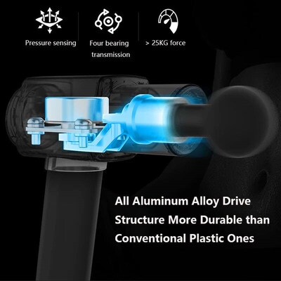220W Professional Massage Gun 30KG Strong Force Powerful Dee
