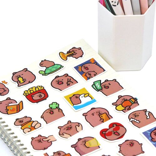 10/50/100ps Capybaras ers Cartoon Cute Deals Toy Stationery