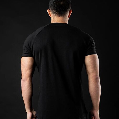 Muscle new fitness mens exercise clothes loose elastic cott
