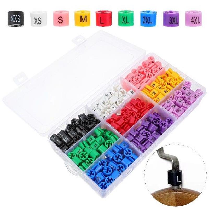 450 Pcs Hanger Size Markers Plastic Clothes Hangers Color图片