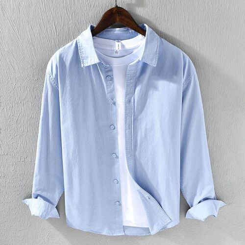 Mens long sleeved shirt, white mens youth shirt