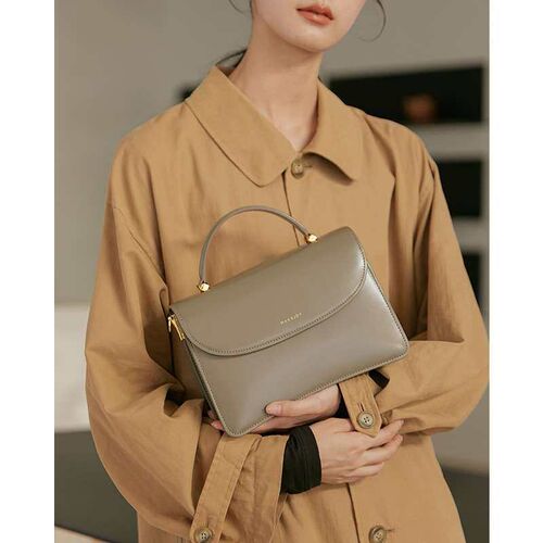 Crossbody Bag Small Square Bag Womens New High-end Genuine