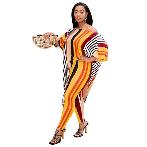 2021 Dashiki Traditional African Clothing Two Piece Set Wome