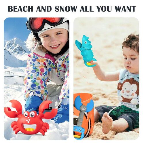 Childrens beach toy, lobster, dinosaur toy clip, male and f