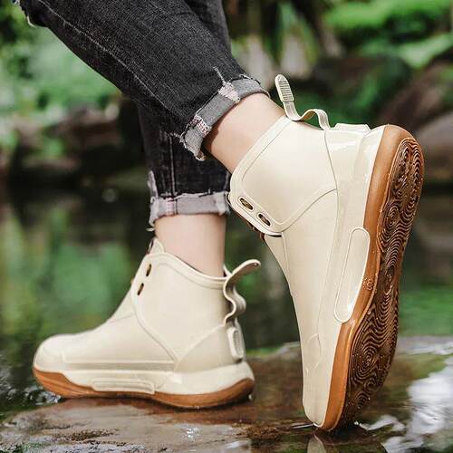 Mens Short Rain Shoes Mountain Climbing Rainforest Hiking N