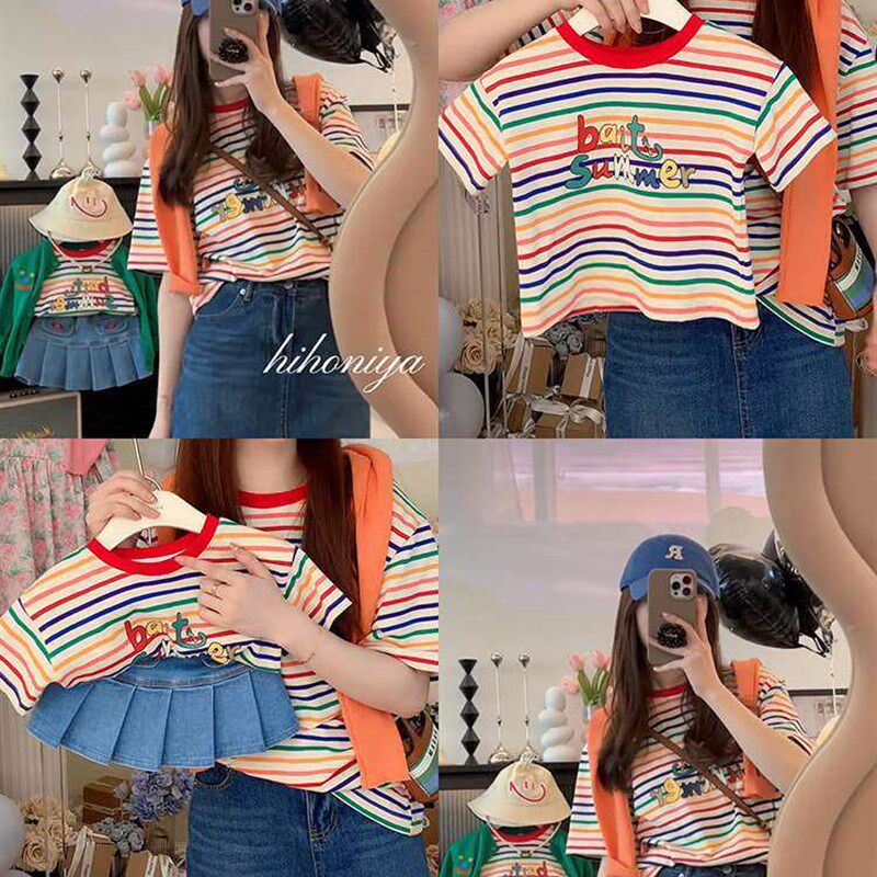 Baby Parent-Child Dress Summer M and Daughter Family of Four - 实物图