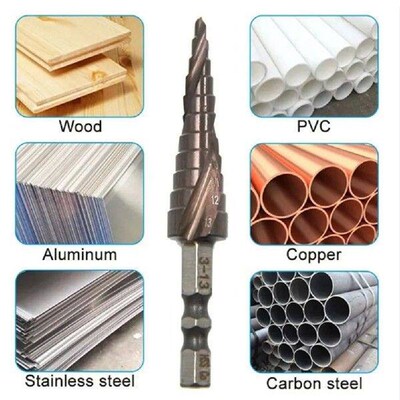 M35 Hex Metal Drill Bit Tool HSS-Co Cobalt Step Drill Bit