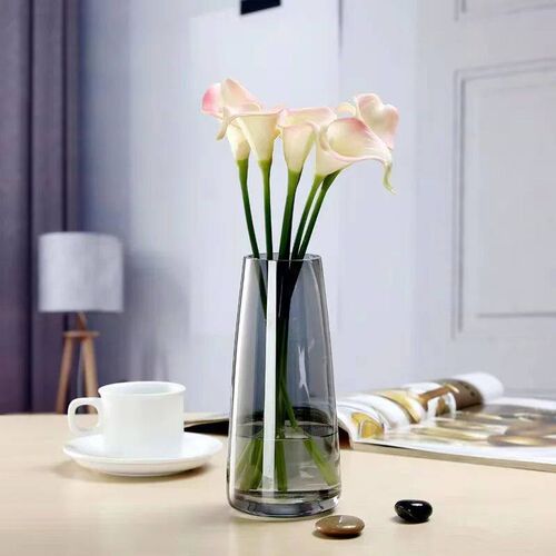 Transparent Aurora Illusion Glass Vase Flower Arrangement Va