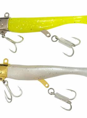 5pcs 24g/105mm Artificial soft Bait Lumious/Glow Mackerel Se