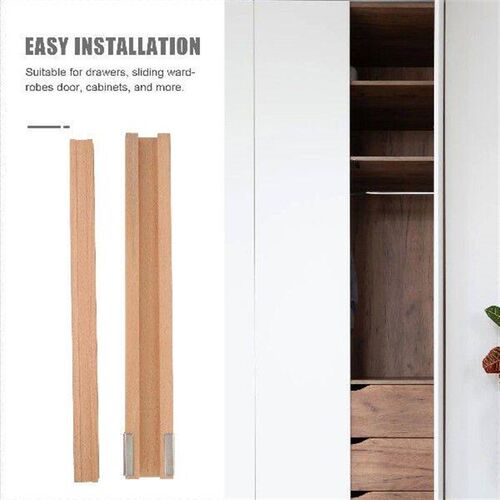 Solid Wood Drawer Slides Glides Dresser Rails Cabinet Track