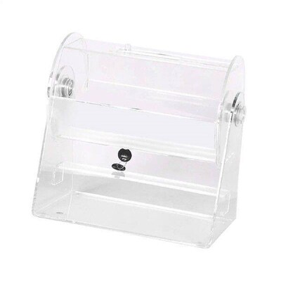Acrylic Raffle Drum lottery Machine Toy raffle case for