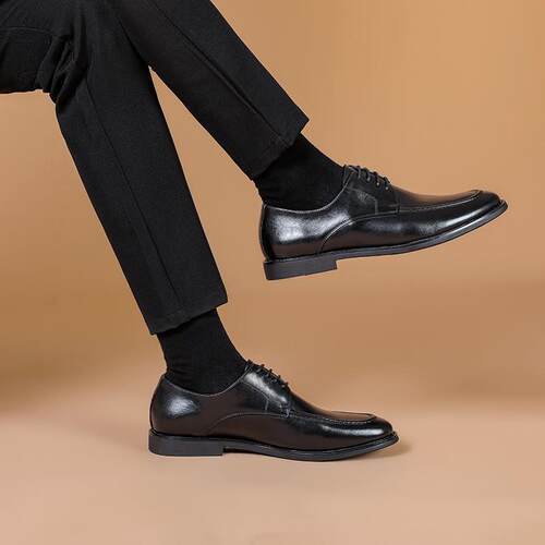 casual slip-on mens shoes loafers 真皮休闲系带一脚蹬男鞋