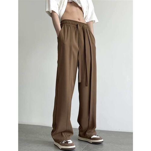 Ice Silk Pants Mens Summer Thin High-end Feeling Puppies Ha