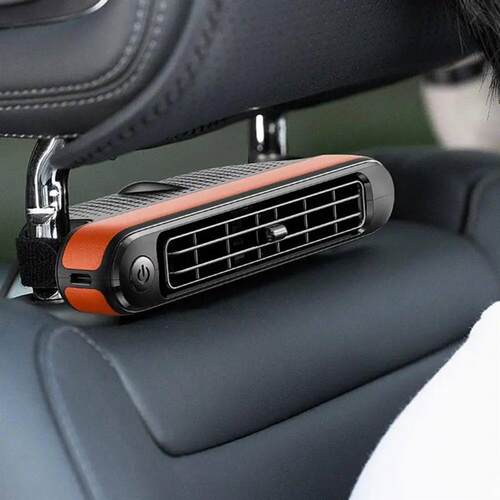 Car Back Seat Cooling Fan with Brushless Motor 3 Speeds Stro