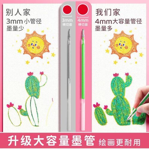 Glitter pen Gel pen Fluorescent marker pen Color neutral pen