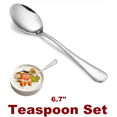 Teaspoon Set Silverware Tea Spoons Small Spoon Dessert Spoon