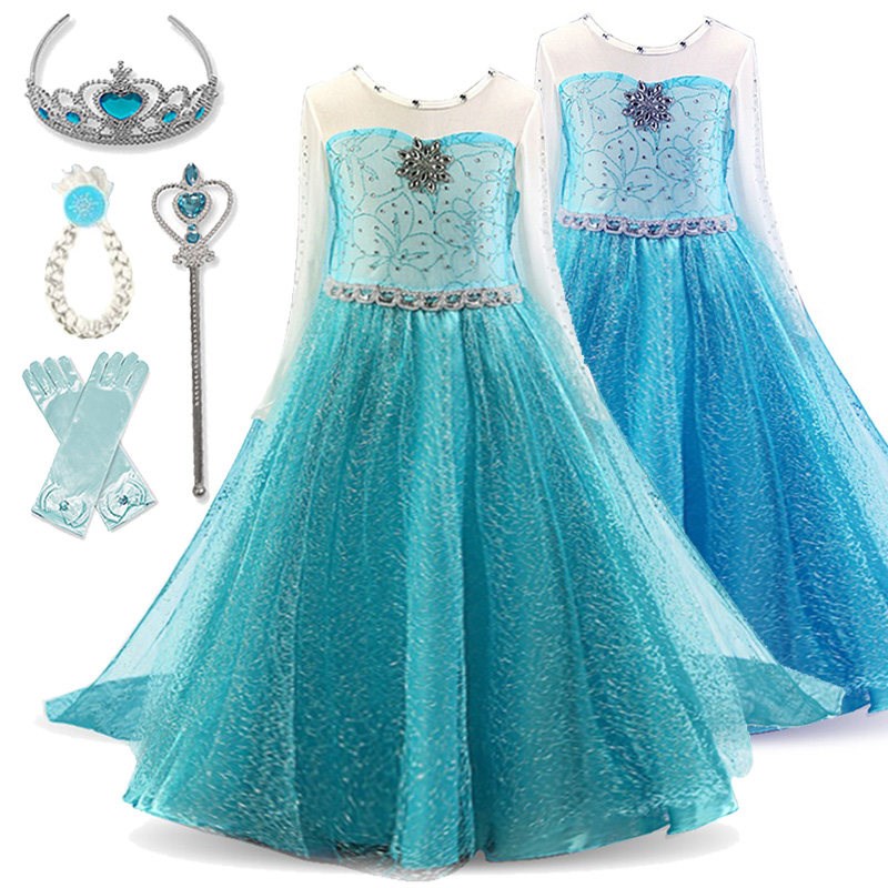 Kids Dresses For Girls Dress Cosplay Princess Costumes Kids图片