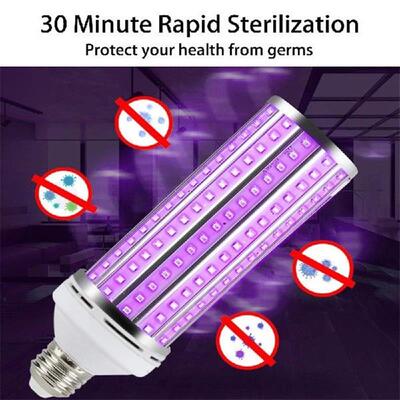 UV Germicidal Lamp Smart Timing LED UVC Bulb E27 Household