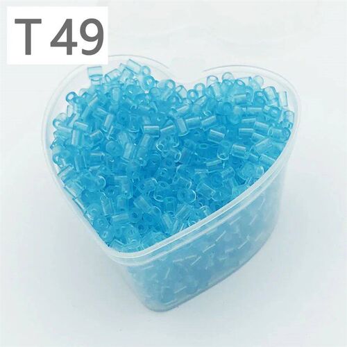1200pcs 2.6mm Hama Beads Toy heart box packing perler Kids I