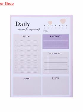 Daily To Do Planner Undated Task Checklist Organizer with To
