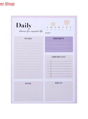 Daily To Do Planner Undated Task Checklist Organizer with To