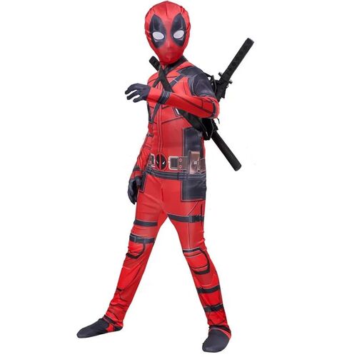 Deadpool Costume Kids Superhero Deadpool Child Cosplay Costu