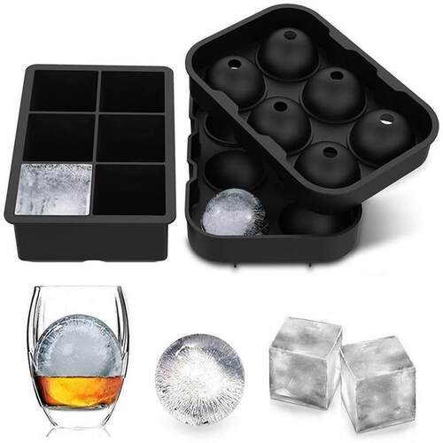 Ice Cube Tray ice ball maker Silicone Mold ice storage box