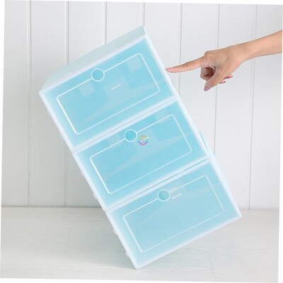 6 PCS Transparent shoe box 鞋盒 storage  shoe rack shoebox 1