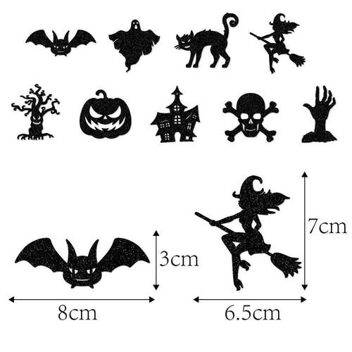 Halloween party decoration straw insert Skull bat straw 吸管