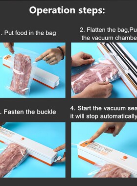 Household Food Vacuum Sealer Packaging Machine Film Sealer